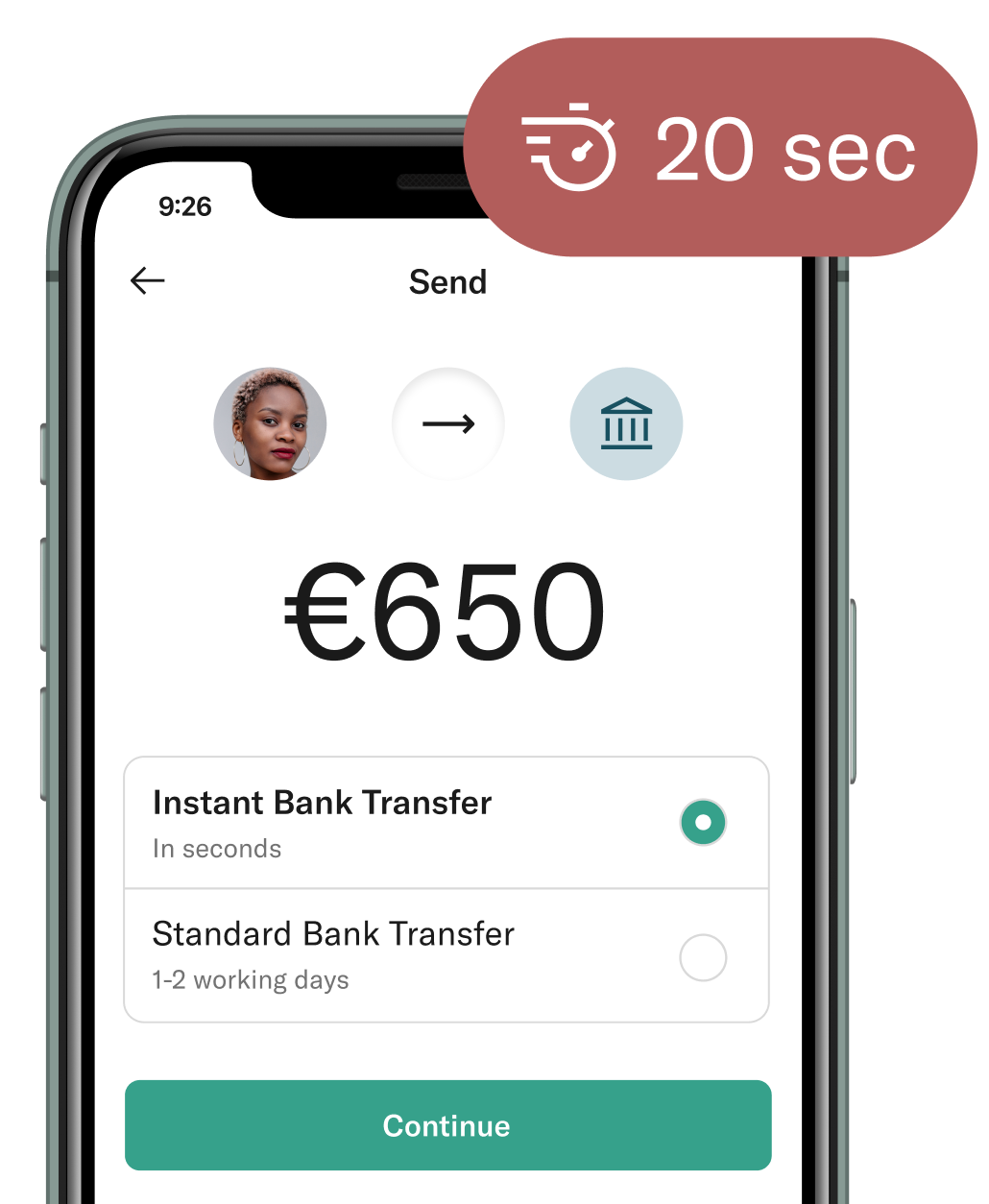 Sofortige Übertragungen